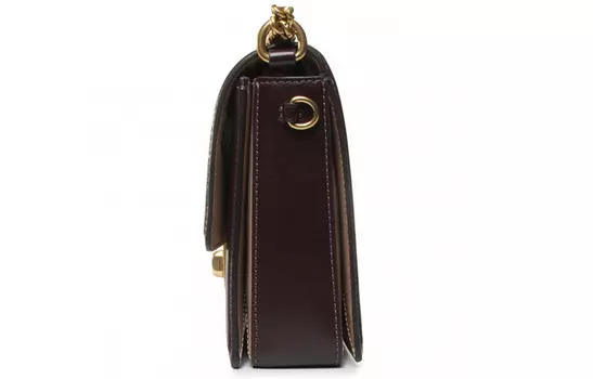 Женская сумка через плечо серии COACH с большим логотипом, Подарочная коробка (базовый набор + подарочная коробка с черным счетчиком)