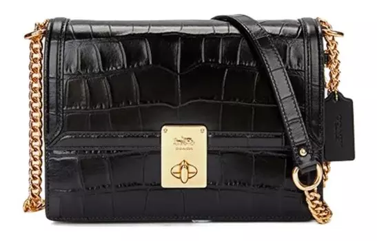 Женская сумка через плечо серии COACH с большим логотипом, Basic Set (Bag and Dust Bag)