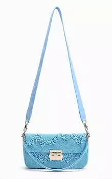 Женская сумка через плечо Skyline в лазурно-голубом цвете AMERICA & BEYOND