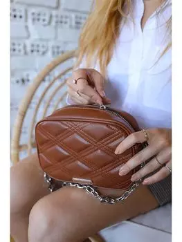 Женская сумка через плечо со стеганой цепочкой Madamra