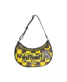 Женская сумка через плечо среднего размера в клетку Хаффлпафф Fred Segal Harry Potter, желтый