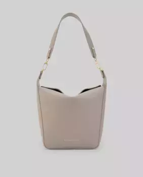 Женская сумка через плечо типа хобо с короткой ручкой Adolfo Dominguez, темно-коричневый