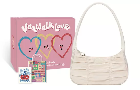 Женская сумка через плечо VANWALK Seaside Diary Series, Сливочное мороженое