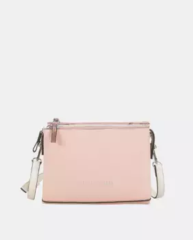 Женская сумка через плечо Vario телесного цвета Devota & Lomba