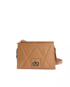 Женская сумка через плечо Verona на молнии светло-коричневого цвета Don Algodn