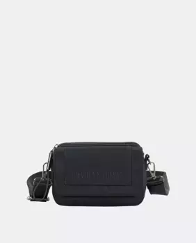 Женская сумка через плечо Viber черного цвета Devota & Lomba