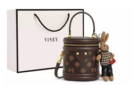 Женская сумка через плечо Viney, Коричневый + подарочная коробка Любовь