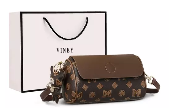 Женская сумка через плечо Viney, Темно коричневый