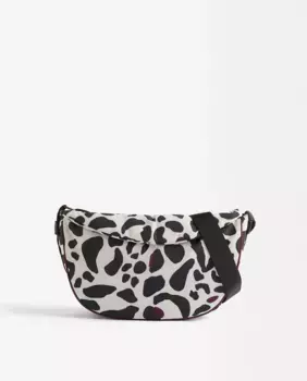 Женская сумка через плечо в стиле хобо с магнитной застежкой и животным принтом Parfois, мультиколор