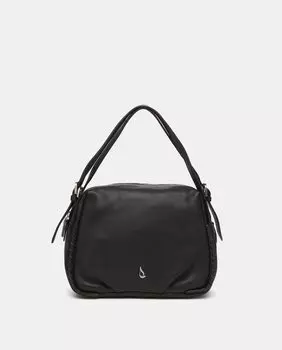 Женская сумка через плечо Wonderland из черной кожи Abbacino, черный