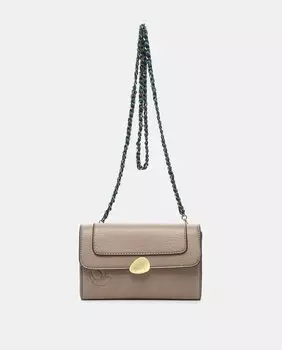 Женская сумка через плечо Wonderland из переработанных материалов темно-серого цвета Abbacino