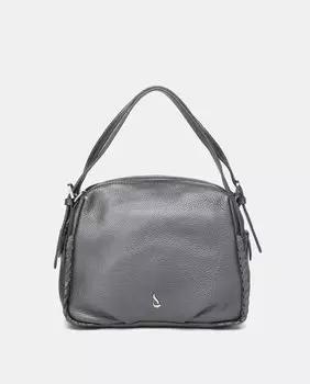 Женская сумка через плечо Wonderland из серебристой кожи Abbacino, серебро