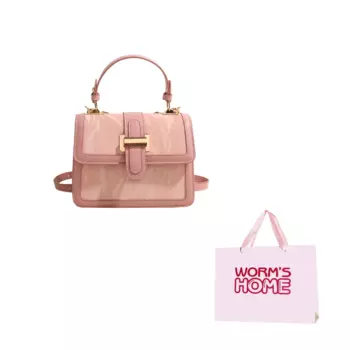 Женская сумка через плечо Worm's home, Коричневый