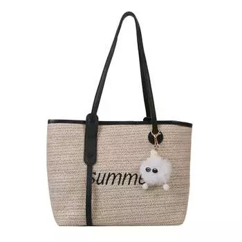 Женская сумка через плечо Yakuss, Кофейный цвет + кулон