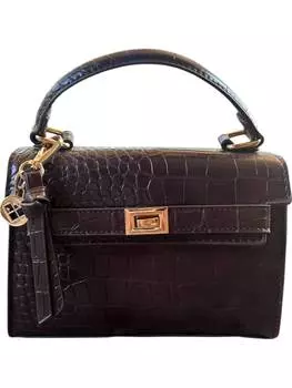 Женская сумка Crocie из веганской кожи в ягодном цвете Carrier Co., цвет berry