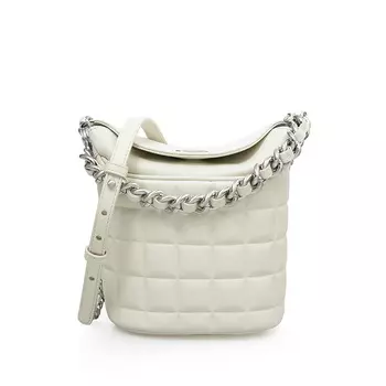 Женская сумка Deep Breath из овчины через плечо, белый