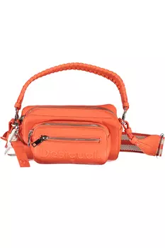 Женская сумка Desigual кросс-боди из экокожи со съемным кошельком, оранжевый