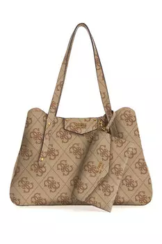 Женская сумка Eco Brenton Guess, коричневый