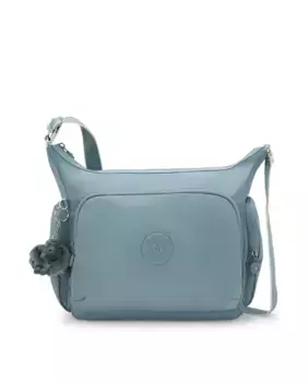 Женская сумка Gabb через плечо с регулируемым ремешком серого цвета Kipling, серый