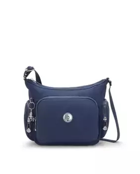 Женская сумка Gabb S небольшого размера с регулируемым ремешком темно-синего цвета Kipling, синий
