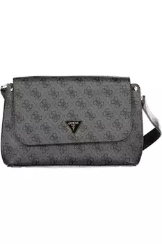 Женская сумка Guess Jeans кросс-боди с фирменным принтом, серый