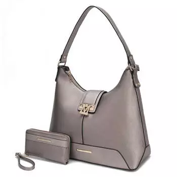 Женская сумка-хобо Graciela от Mia K MKF Collection By Mia K., цвет pewter