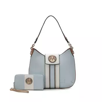 Женская сумка-хобо с кошельком Torri Mkf Collection от Mia K MKF Collection, цвет Light Blue