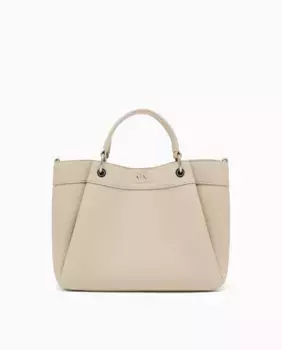 Женская сумка хобо среднего размера с ручками и плечевым ремнем Armani Exchange, натуральный