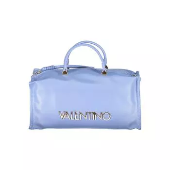 Женская сумка из полиэтилена светло-синего цвета Valentino Bags