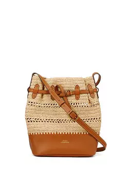 Женская сумка из рафии taba на шнурке Polo Ralph Lauren