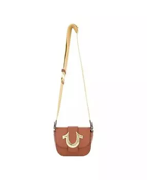 Женская сумка-клапан через плечо True Religion, коричневый