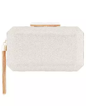 Женская сумка-минодьер с геометрическим рисунком и кисточкой Nina