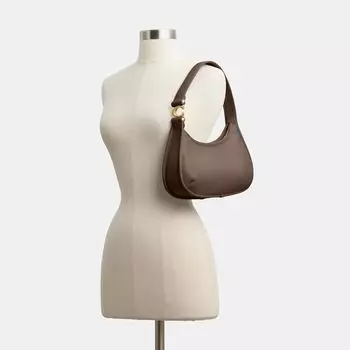 Женская сумка на плечо Coach из дубленой кожи в перчатках Eve