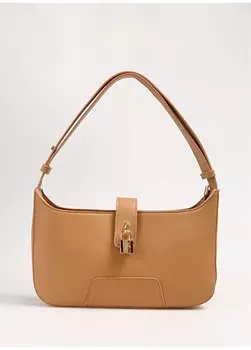 Женская сумка на плечо из верблюжьего волоса 30X15x6 см LOCK-DENICA Fabrika, кэмел