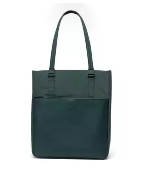 Женская сумка на плечо объемом 15,5 л из ткани в сочетании с зеленой кожей Herschel, темно-зеленый