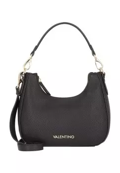 Женская сумка на плечо с эмблемой на молнии Valentino by Mario Valentino, цвет Nero