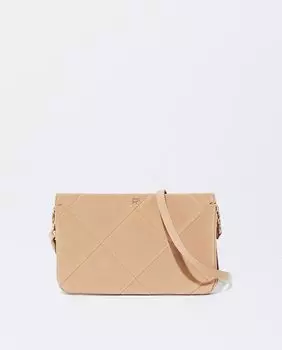 Женская сумка на плечо с мягкой подкладкой и застежкой-молнией коричневого цвета Parfois, коричневый