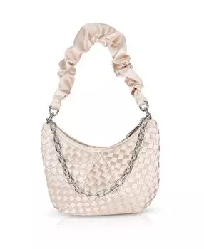 Женская сумка на плечо Sophia Basket Weave Jewel Badgley Mischka