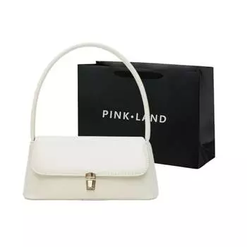 Женская сумка Pink·Land, (Рабочее место) кофейного цвета + черный подарочный пакет