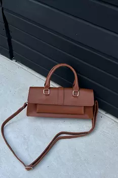 Женская сумка прямоугольного дизайна с длинным ремешком A Teen Project