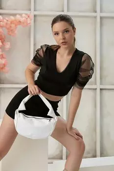 Женская сумка с узлом A Teen Project, белый