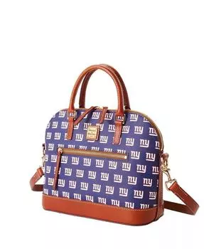 Женская сумка-саквояж New York Giants Signature с выпуклой молнией Dooney & Bourke, фиолетовый