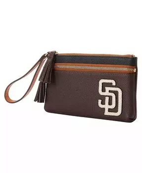 Женская сумка San Diego Padres Infield с двойной молнией Dooney & Bourke, мультиколор