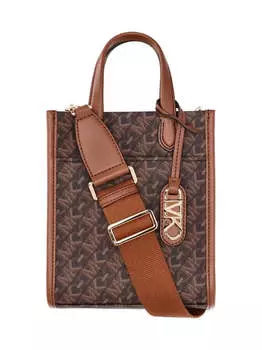 Женская сумка-шоппер через плечо MIchael Michael Kors Gigi-Xs Ns, коричневый/багаж