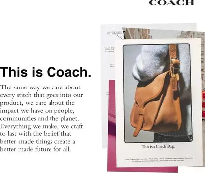 Женская сумка-тоут Coach Cary из холщовой ткани с покрытием
