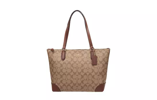 Женская сумка-тоут COACH на молнии сверху, Basic Set (Bag and Dust Bag)
