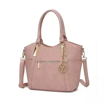 Женская сумка-тоут из веганской кожи Mkf Collection Hazel от Mia K MKF Collection, цвет Rose Pink