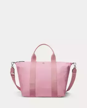 Женская сумка-тоут Stevie большая из нейлона Lauren Ralph Lauren, розовый