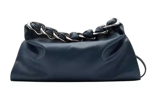 Женская сумка Trumpets из телячьей кожи на одно плечо, цвет озера Burberry