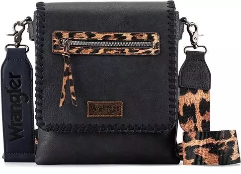 Женская сумка Wrangler в стиле вестерн с гитарным ремешком, темно-синий
